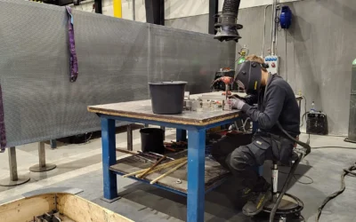 Welcome to our new welder apprentice, David